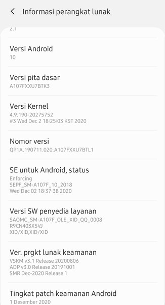 Versi Sistem Android