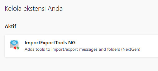 Pengaya ImportExportTools NG