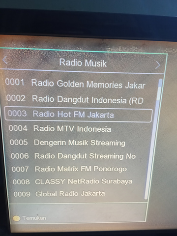 Daftar playlist radio stb3
