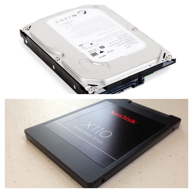 Penyimpanan SSD Dan Harddisk